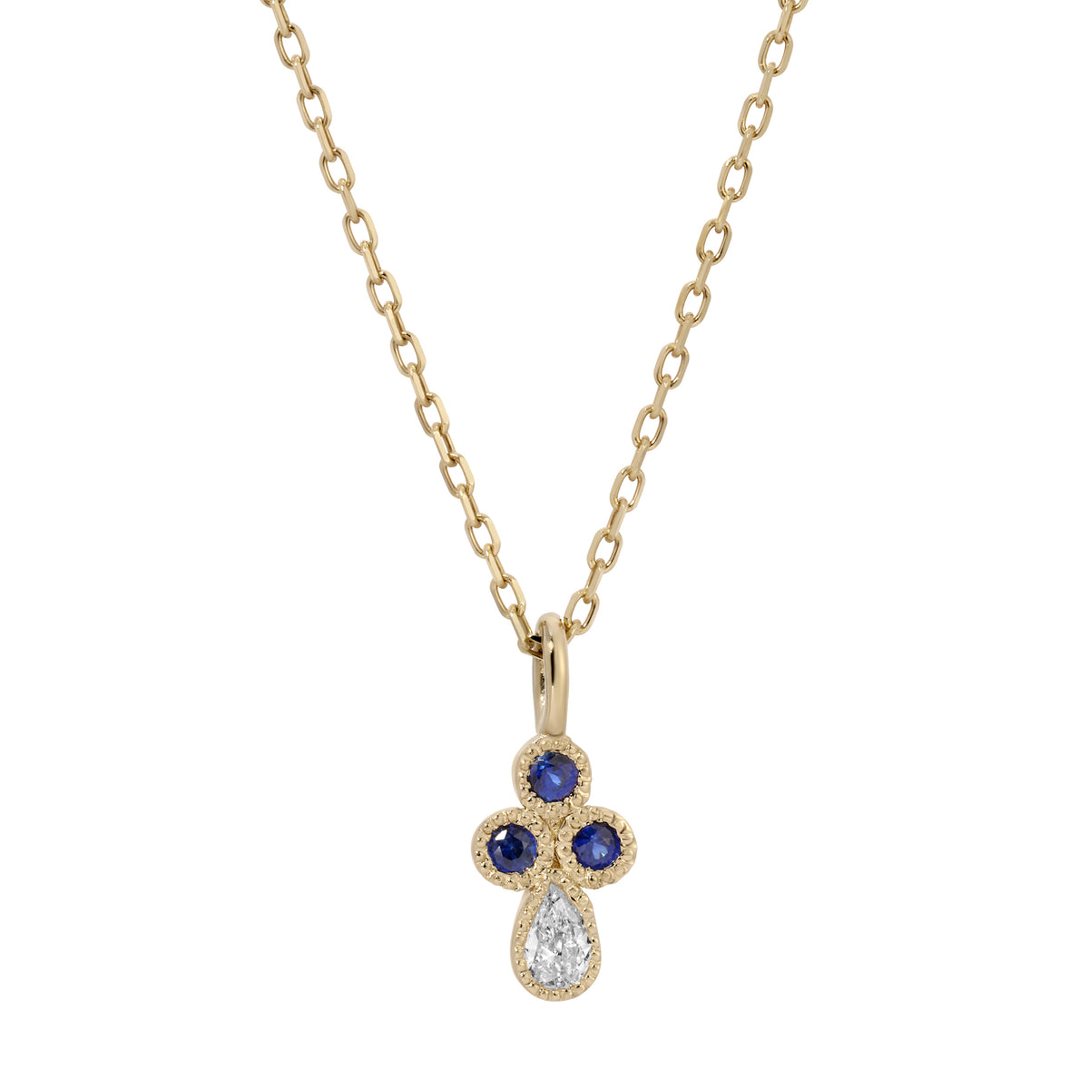 Blue Sapphire Cadenza Necklace