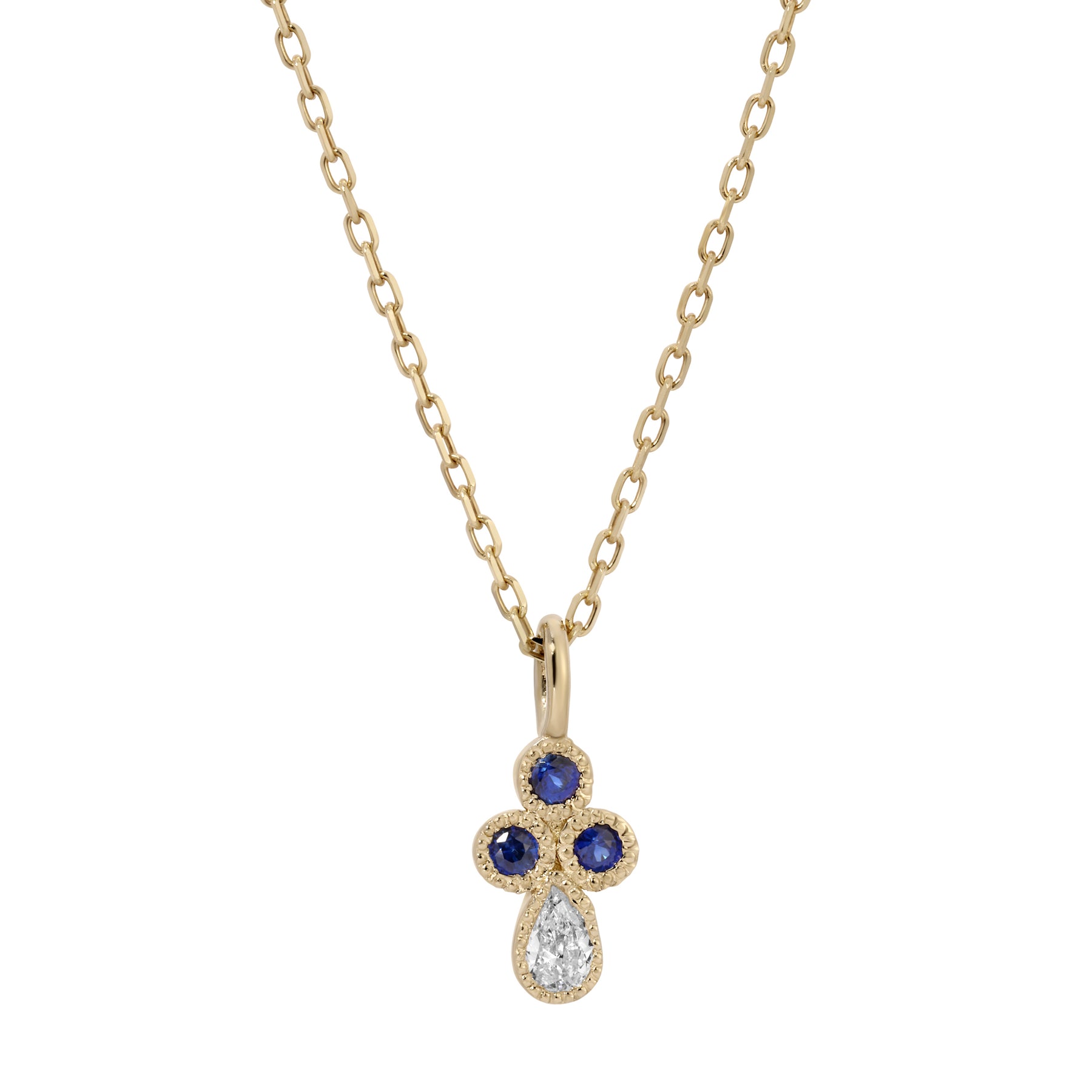 Blue Sapphire Cadenza Necklace