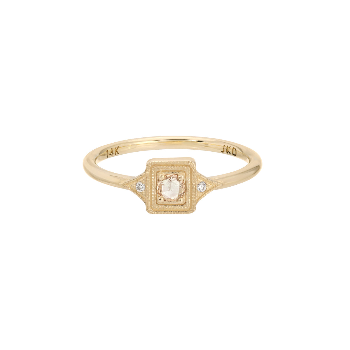 Champagne Diamond Louise Ring