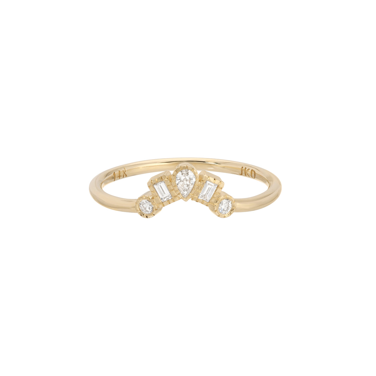 Diamond Delicato Arch Band
