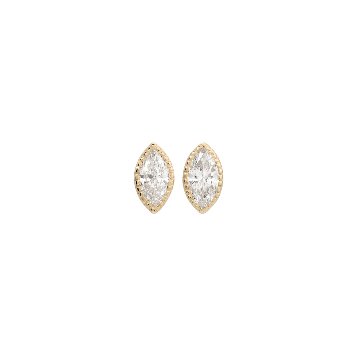 Diamond Marquise Earrings (Pair)