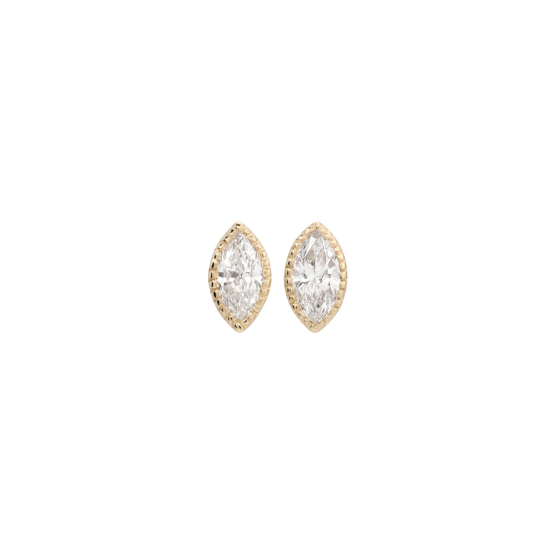 Diamond Marquise Earrings (Pair)