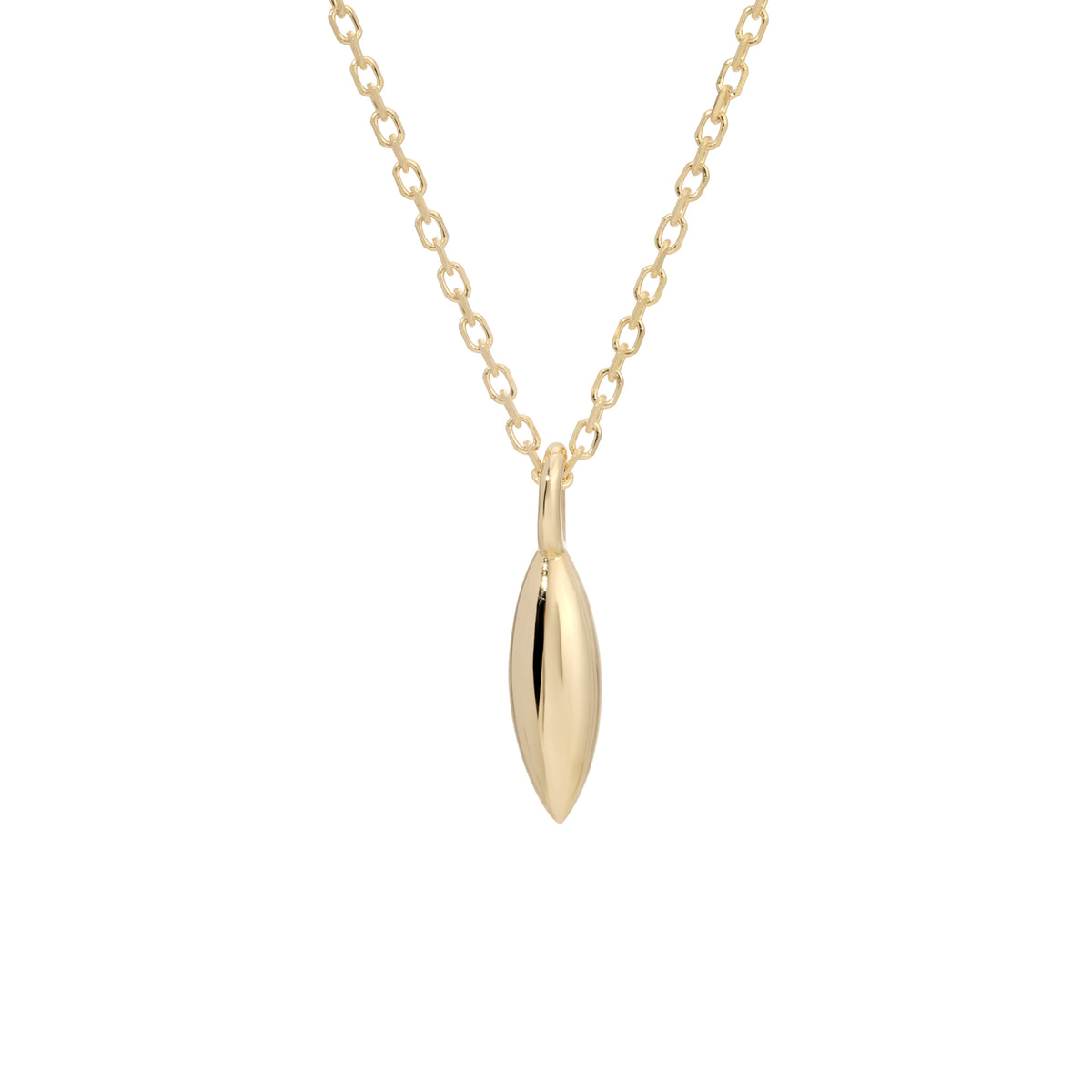 Gold Marquise Necklace