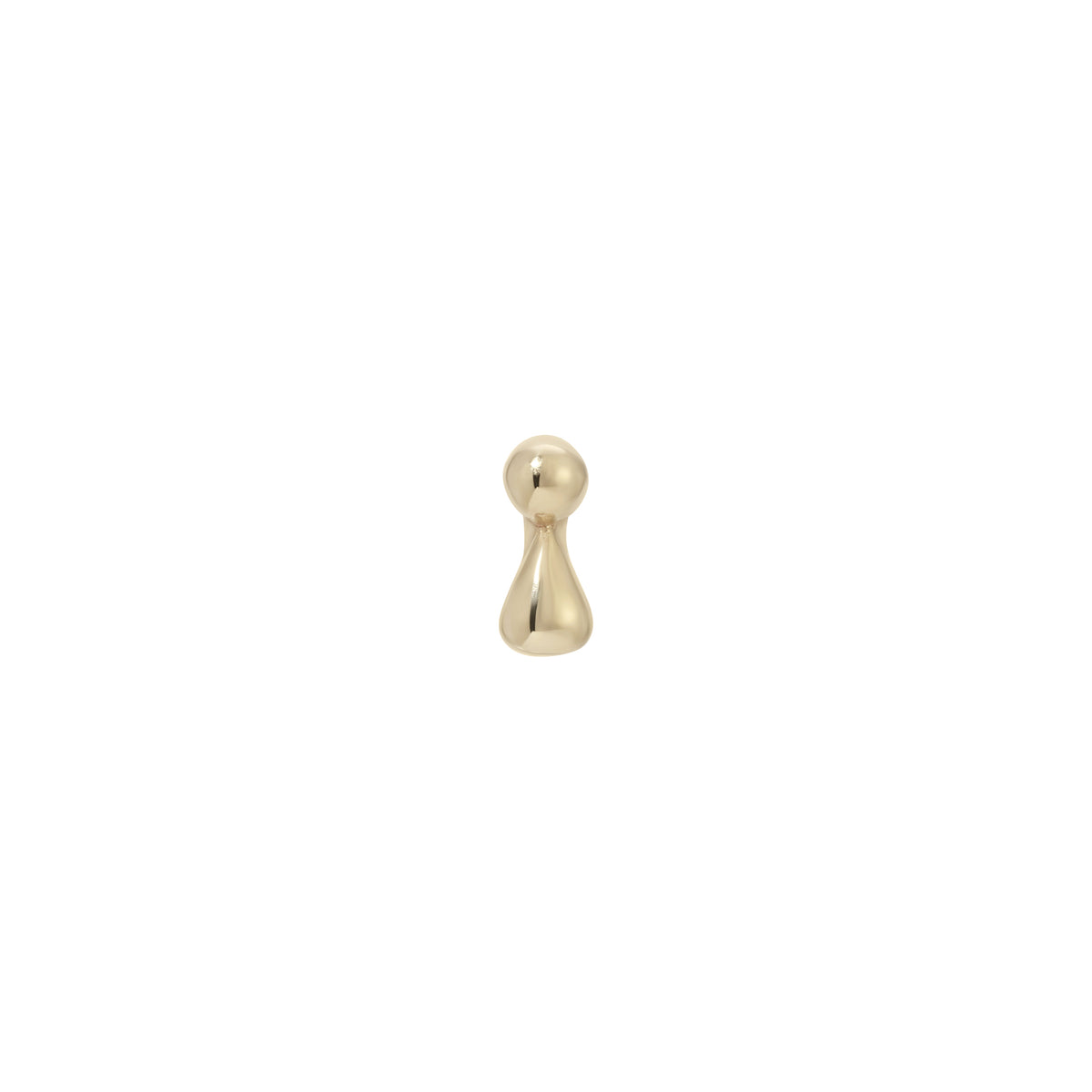 Golden Dewdrop Stud (Single)