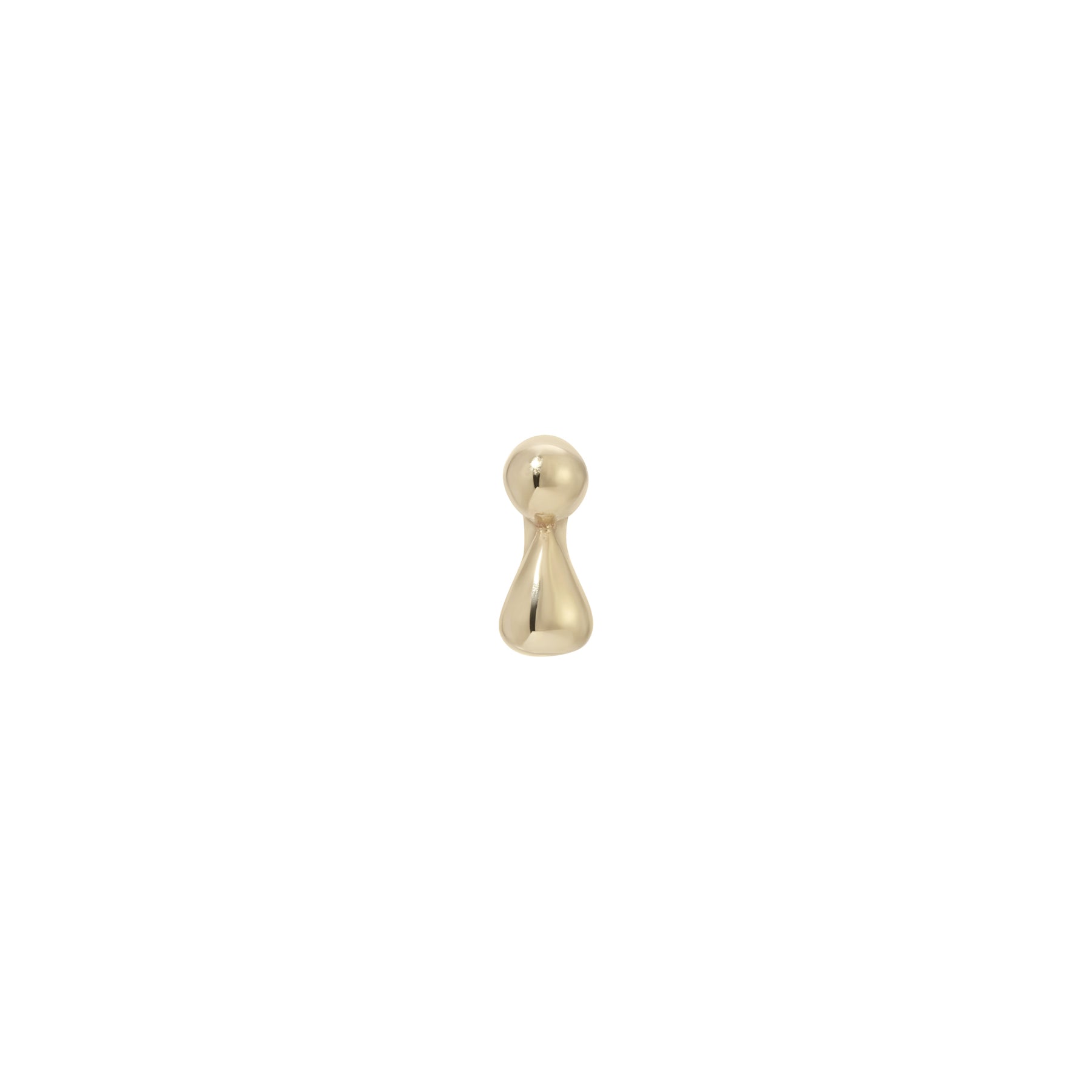 Golden Dewdrop Stud (Single)