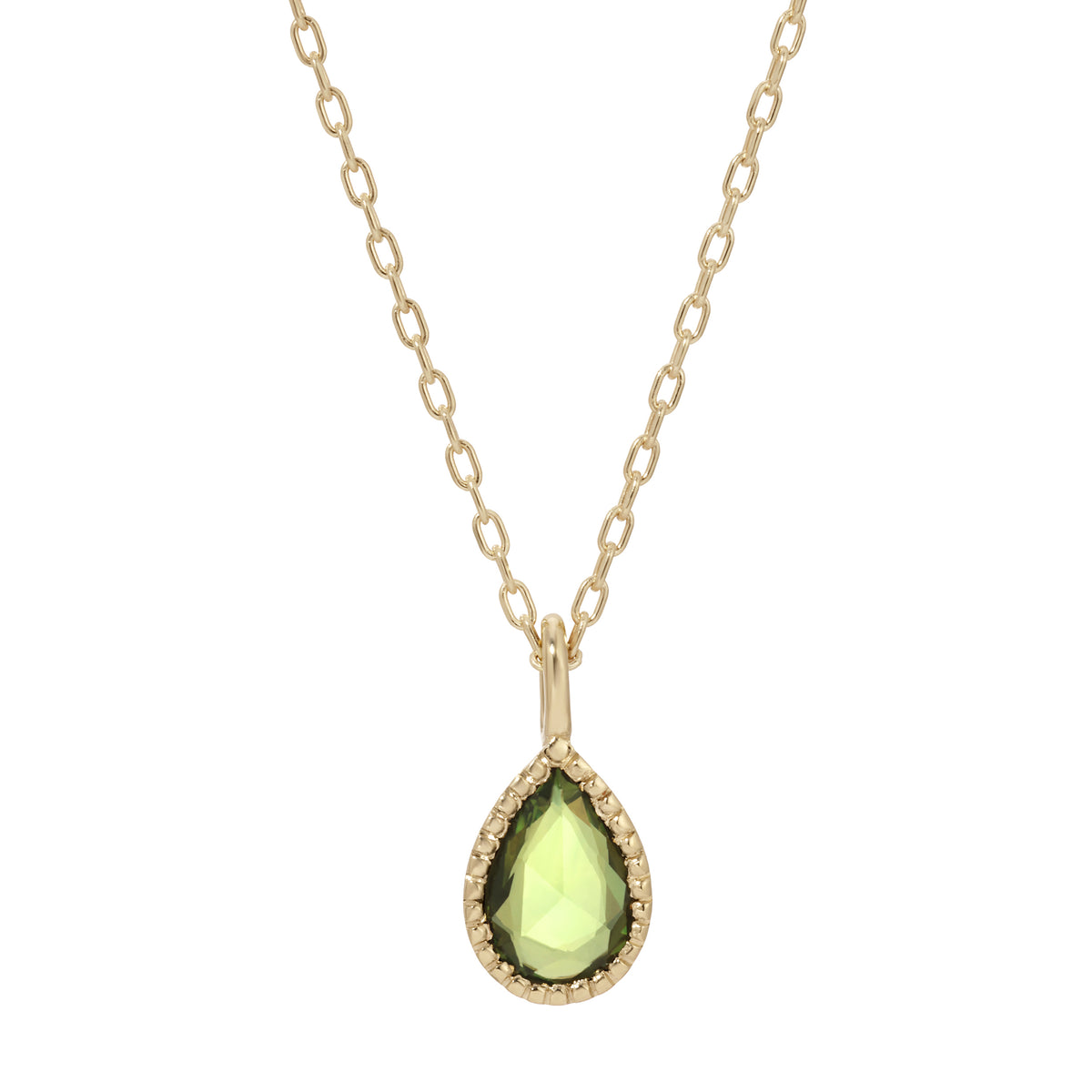 Green Sapphire Lento Necklace