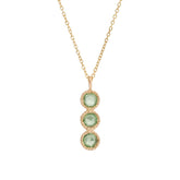Green Sapphire Mazurka Necklace