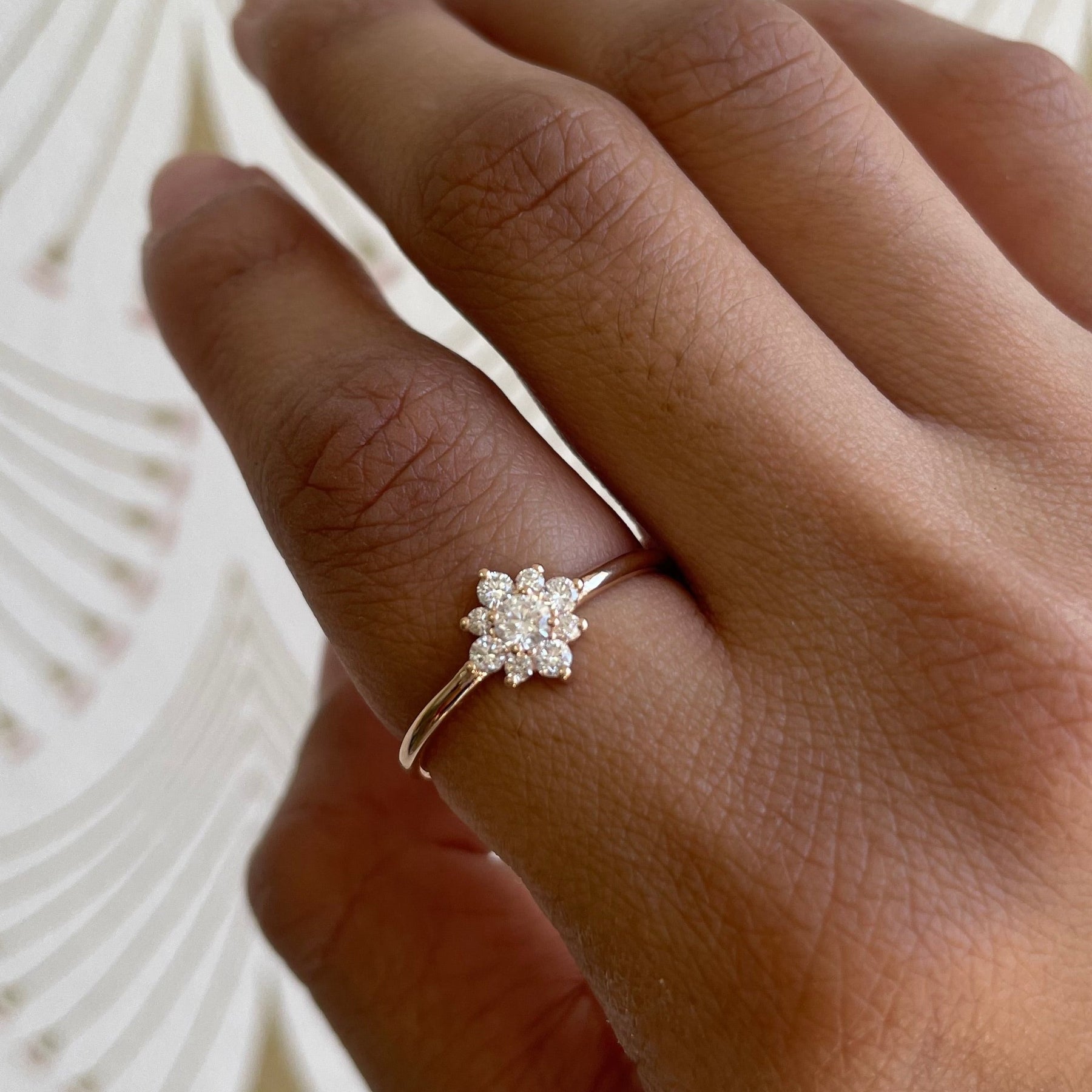 Diamond Usher Ring