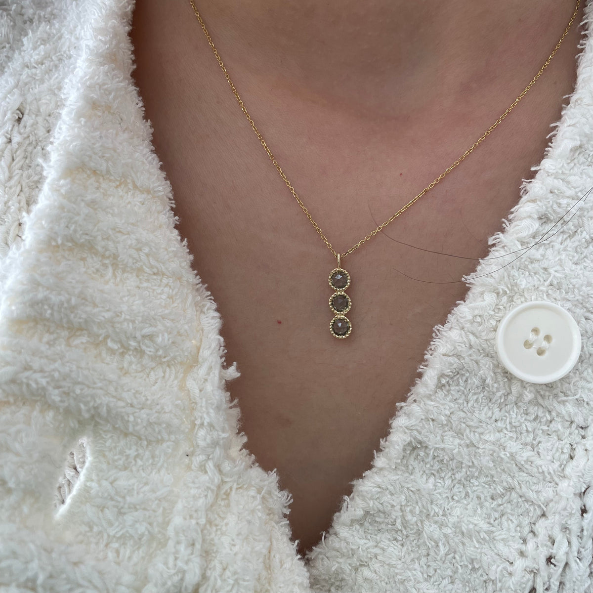 green sapphire mazurka necklace