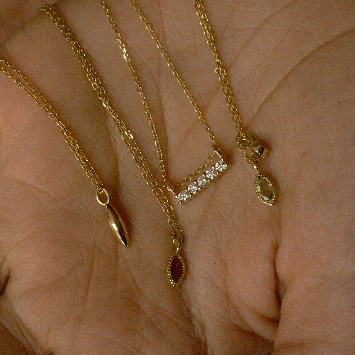 5 Diamond Necklace