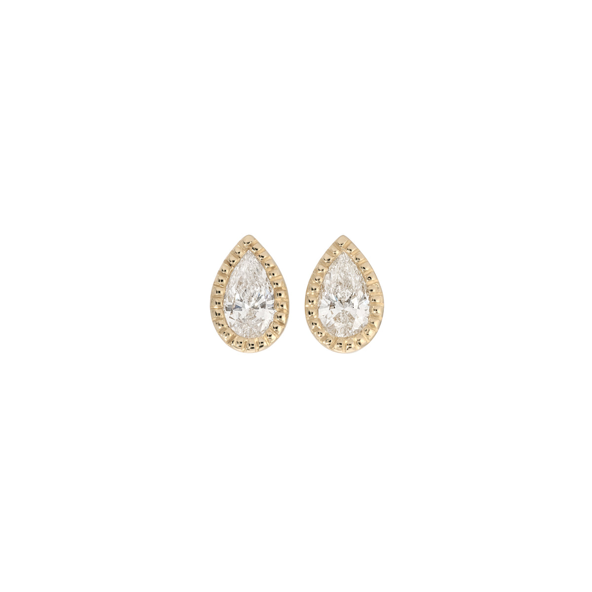 Pear Diamond Earrings (Pair)