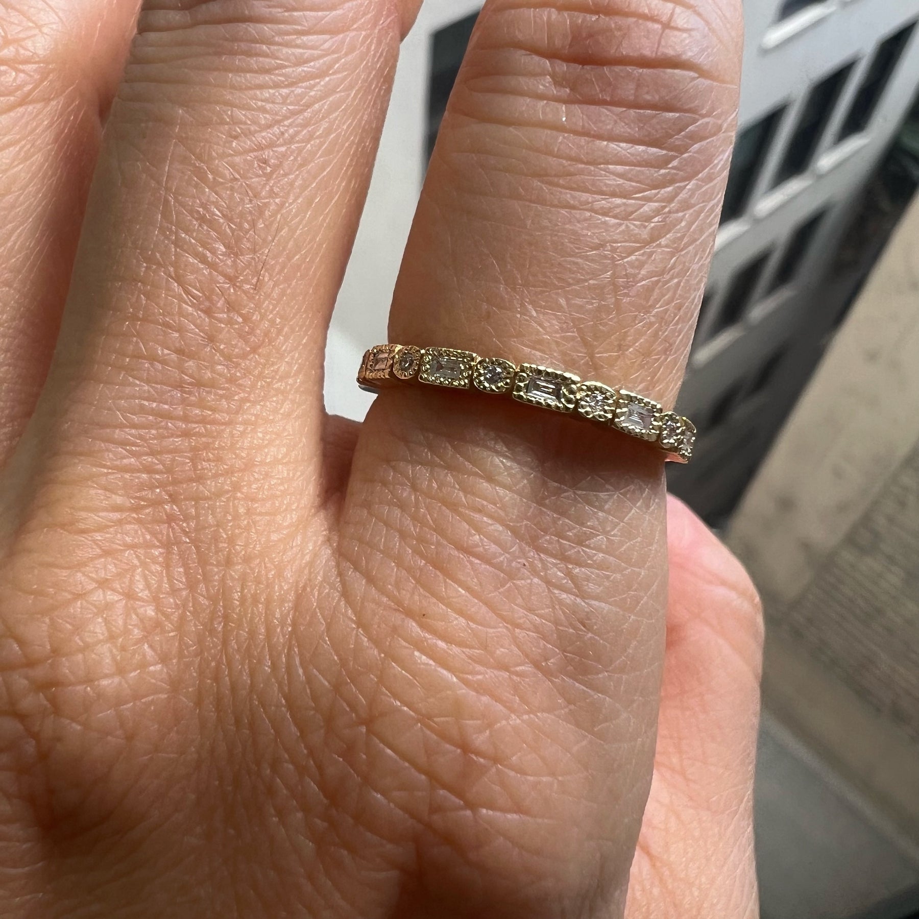 Diamond Fusion Half Eternity Band