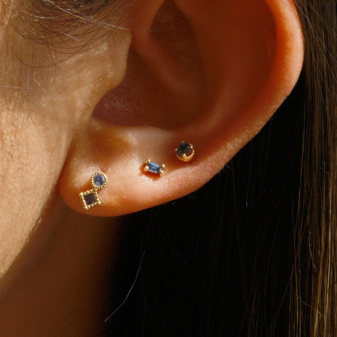 Blue Sapphire Coda Stud (Single)