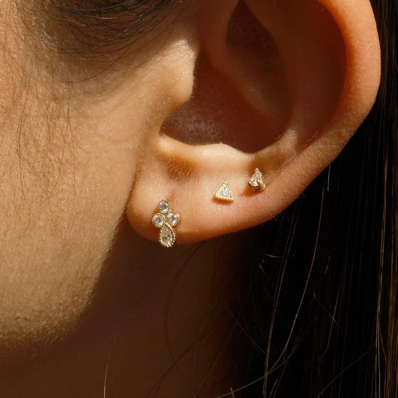 Diamond Cadenza Stud (Single)