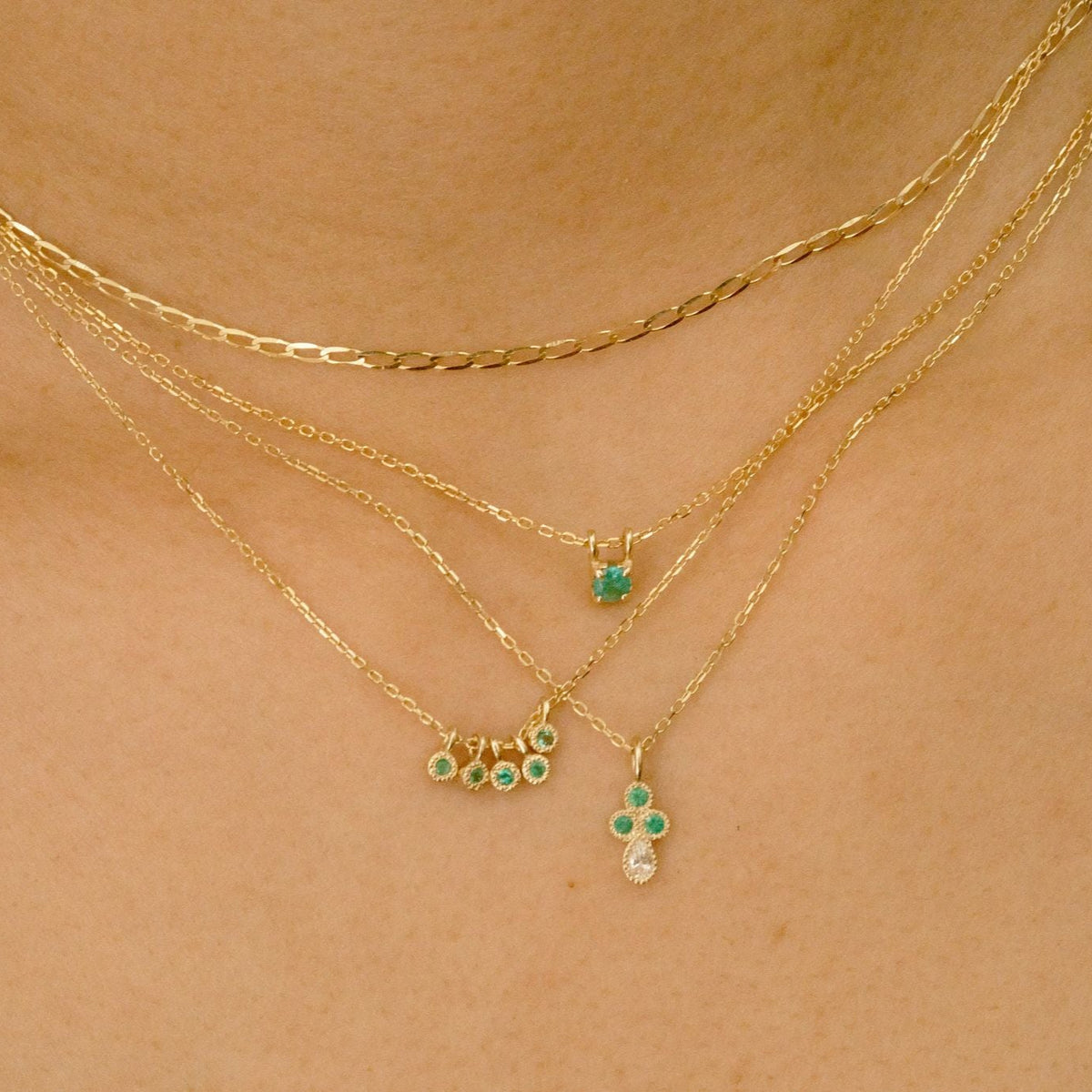 Emerald Cadenza Necklace