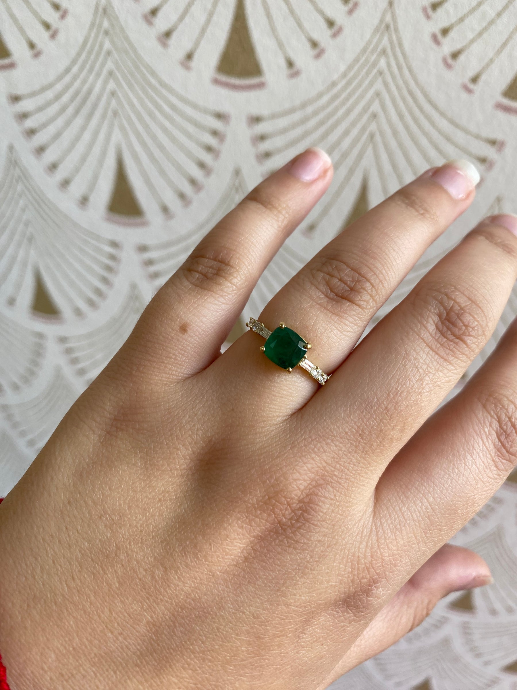 Custom Emerald Ring