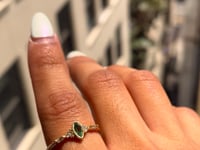 Emerald Marquise Poeme Ring
