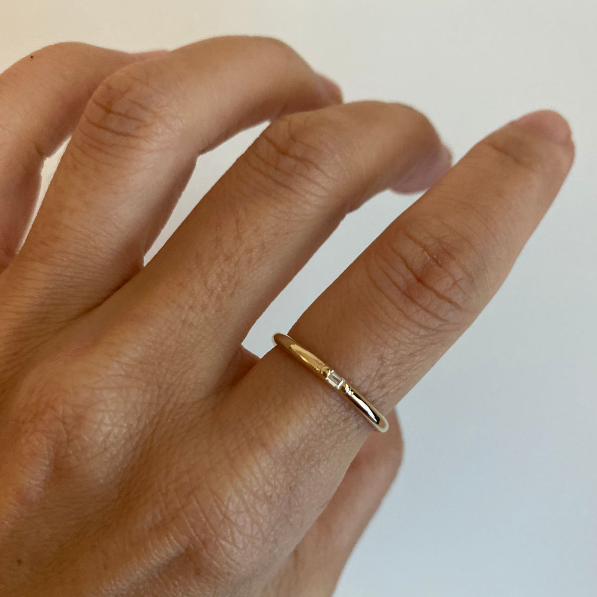 DIAMOND BAGUETTE ACCENT RING