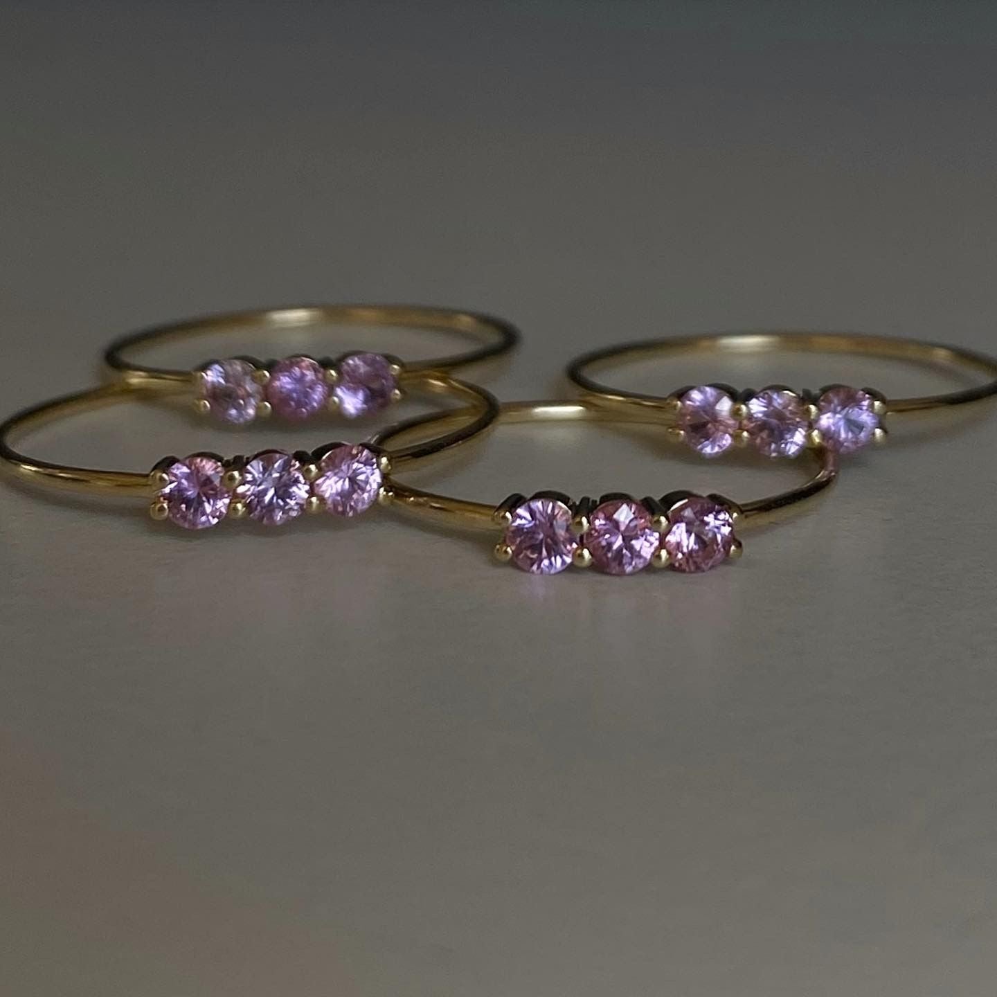 3S Pink Sapphire Ring