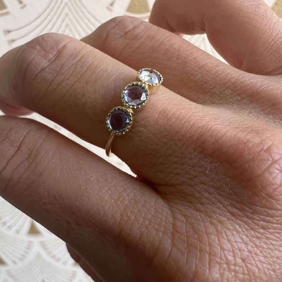 Blue Sapphire Aria Ring