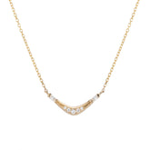 Baguette Wave Necklace