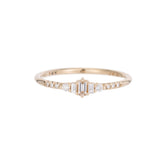 DIAMOND BAGUETTE HAZEL RING