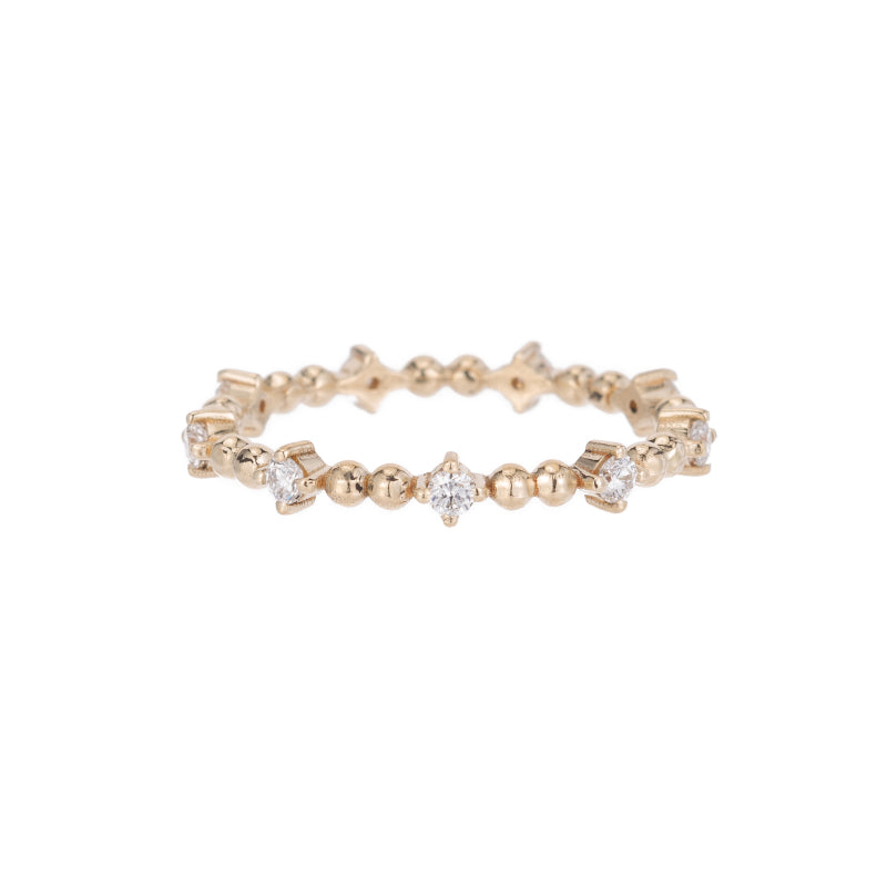 DIAMOND BALL ACCENT RING