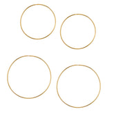 14K Hollow Hoops—Small (PAIR)