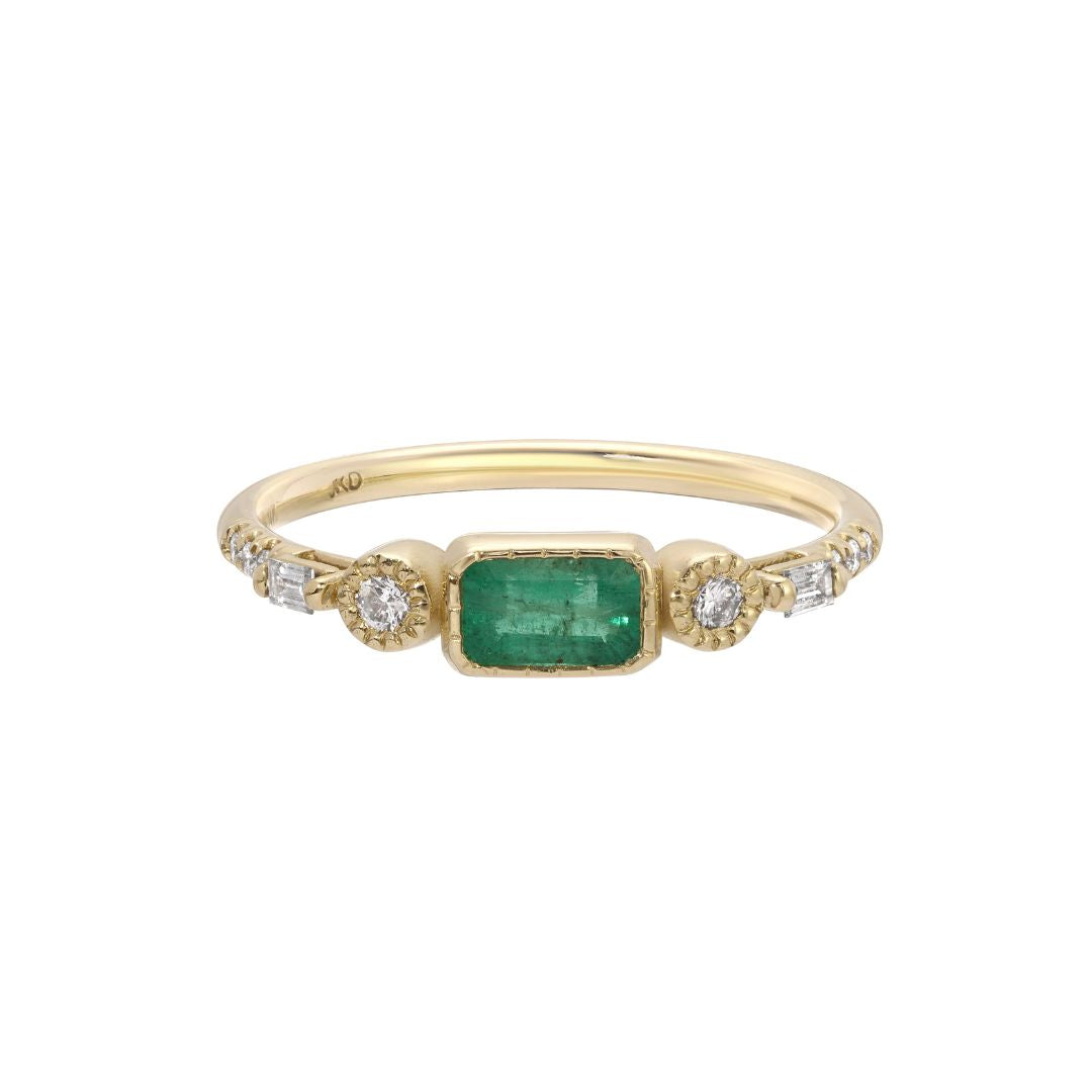 Emerald Evoke Ring