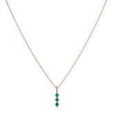 Emerald Stack Necklace