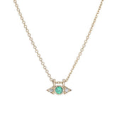 Emerald Spear Necklace