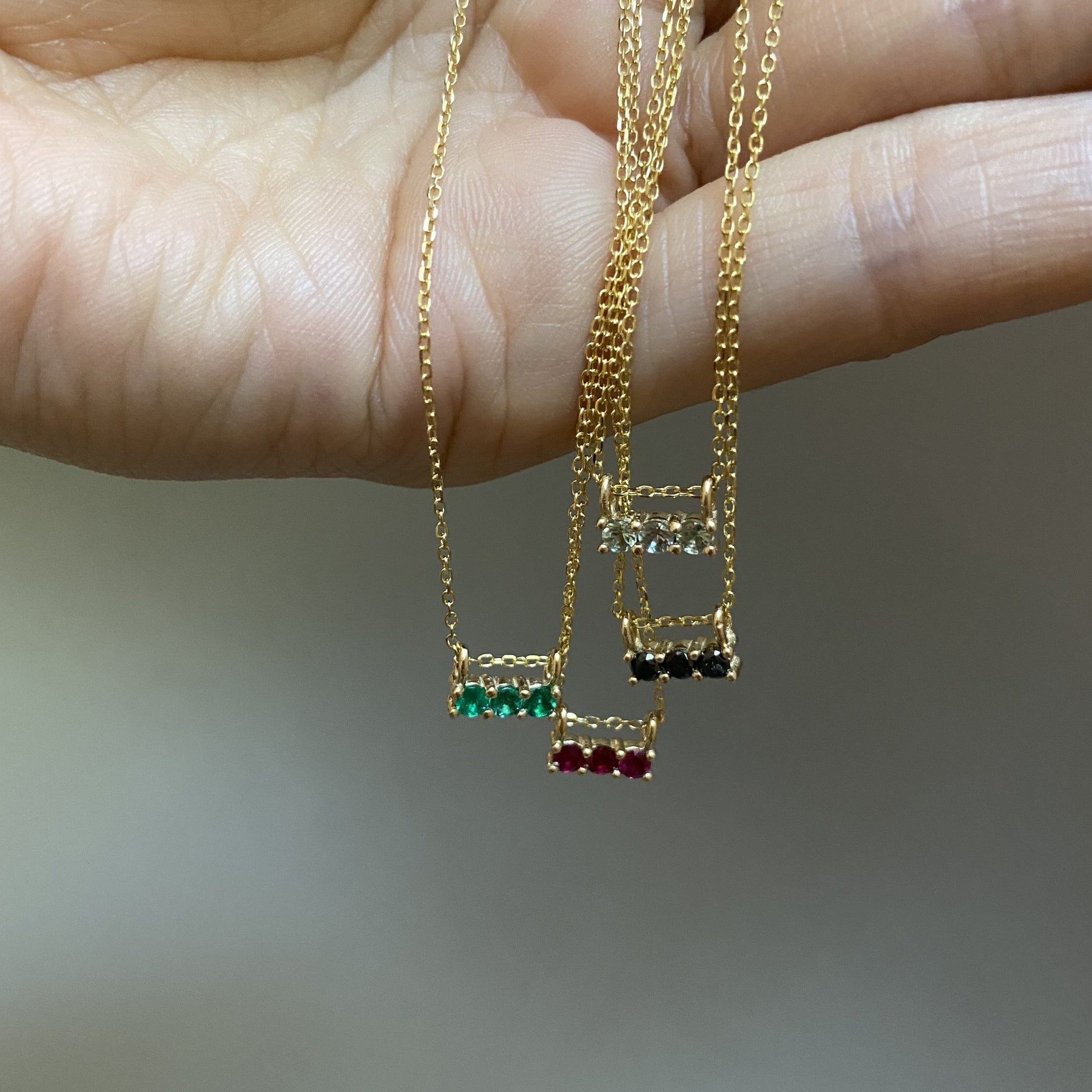 BLACK DIAMOND 3S NECKLACE