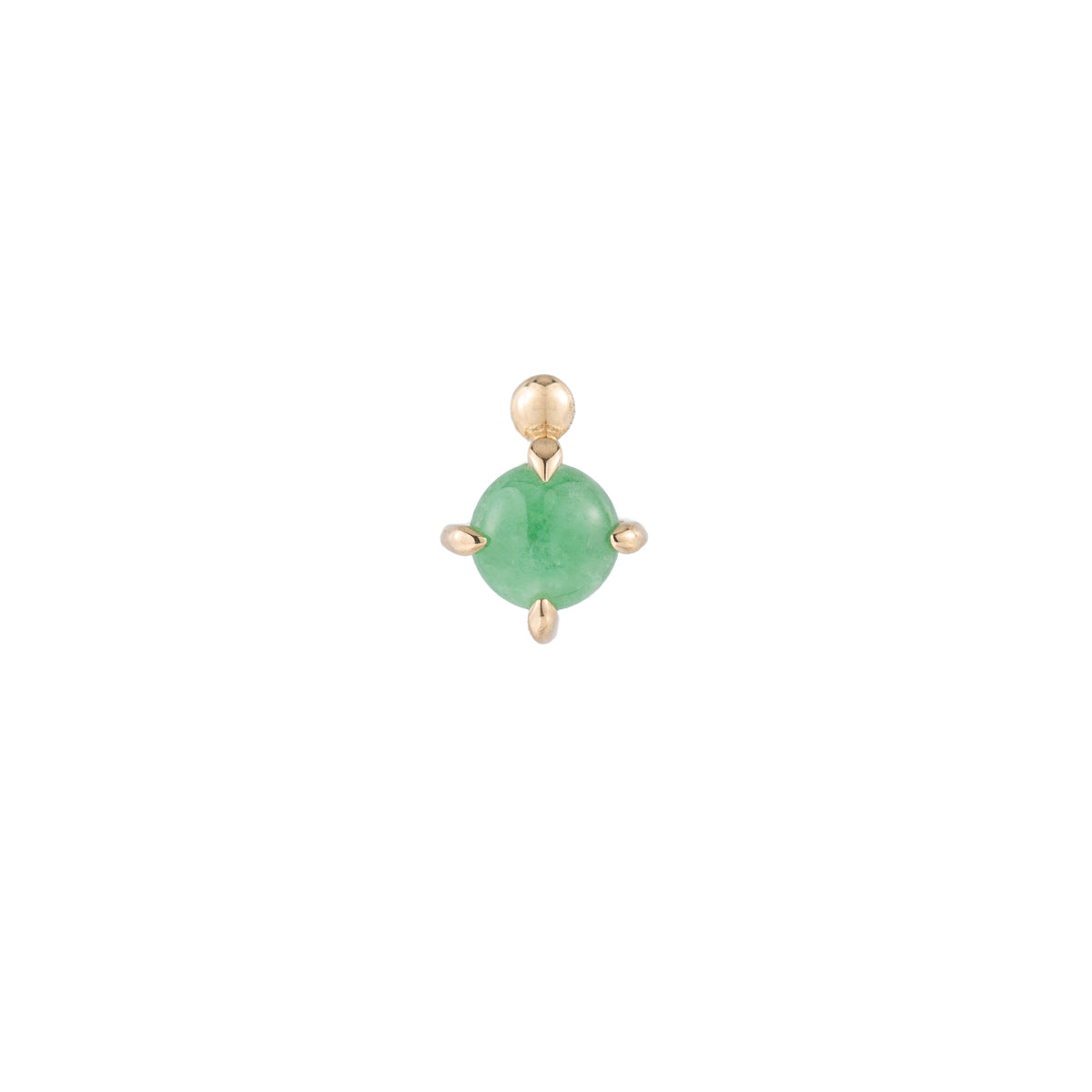 JADEITE STUD (SINGLE)