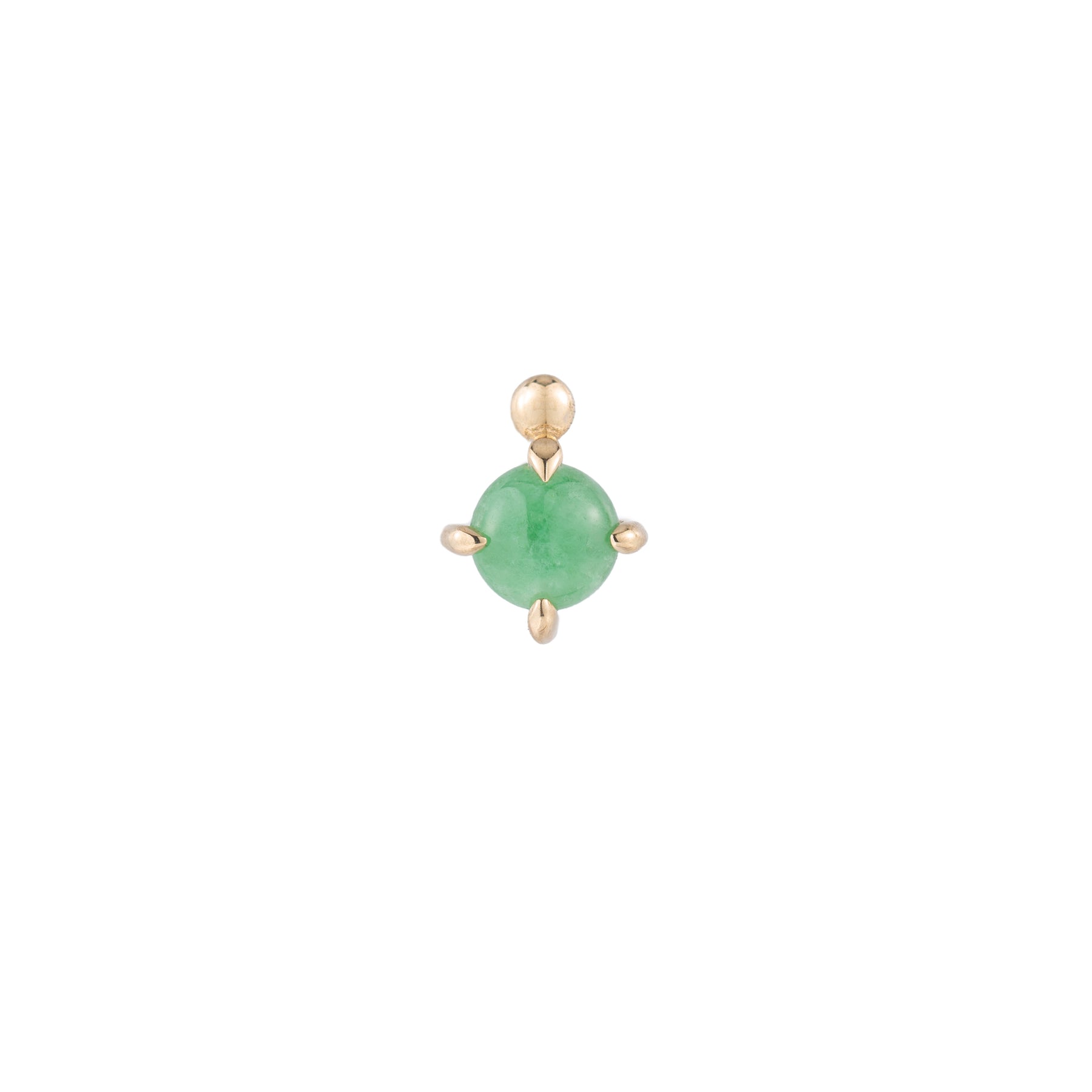 JADEITE STUD (SINGLE)