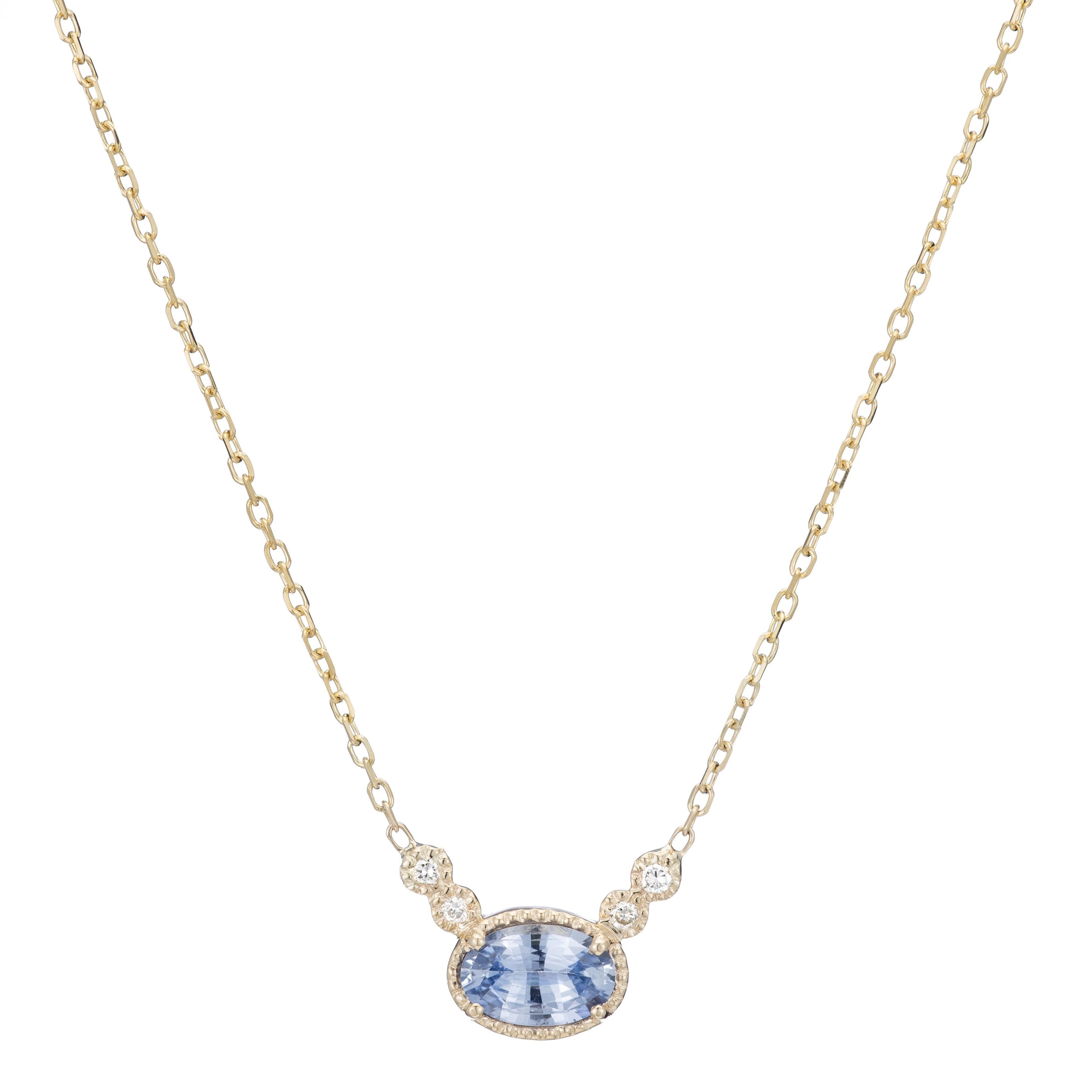 Sapphire Dewdrop Necklace