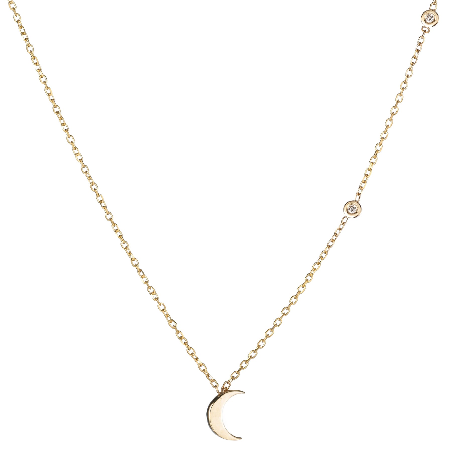 Moon and Stars Necklace