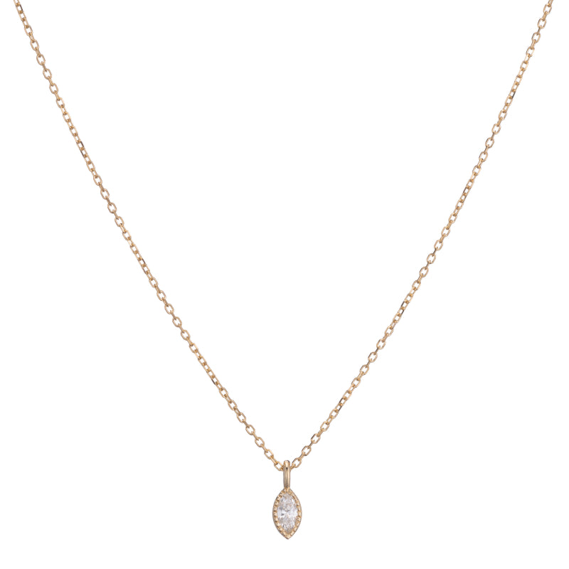 Marquise Diamond Wisp Necklace