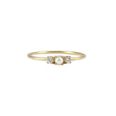 Pearl 2 Diamond Ring