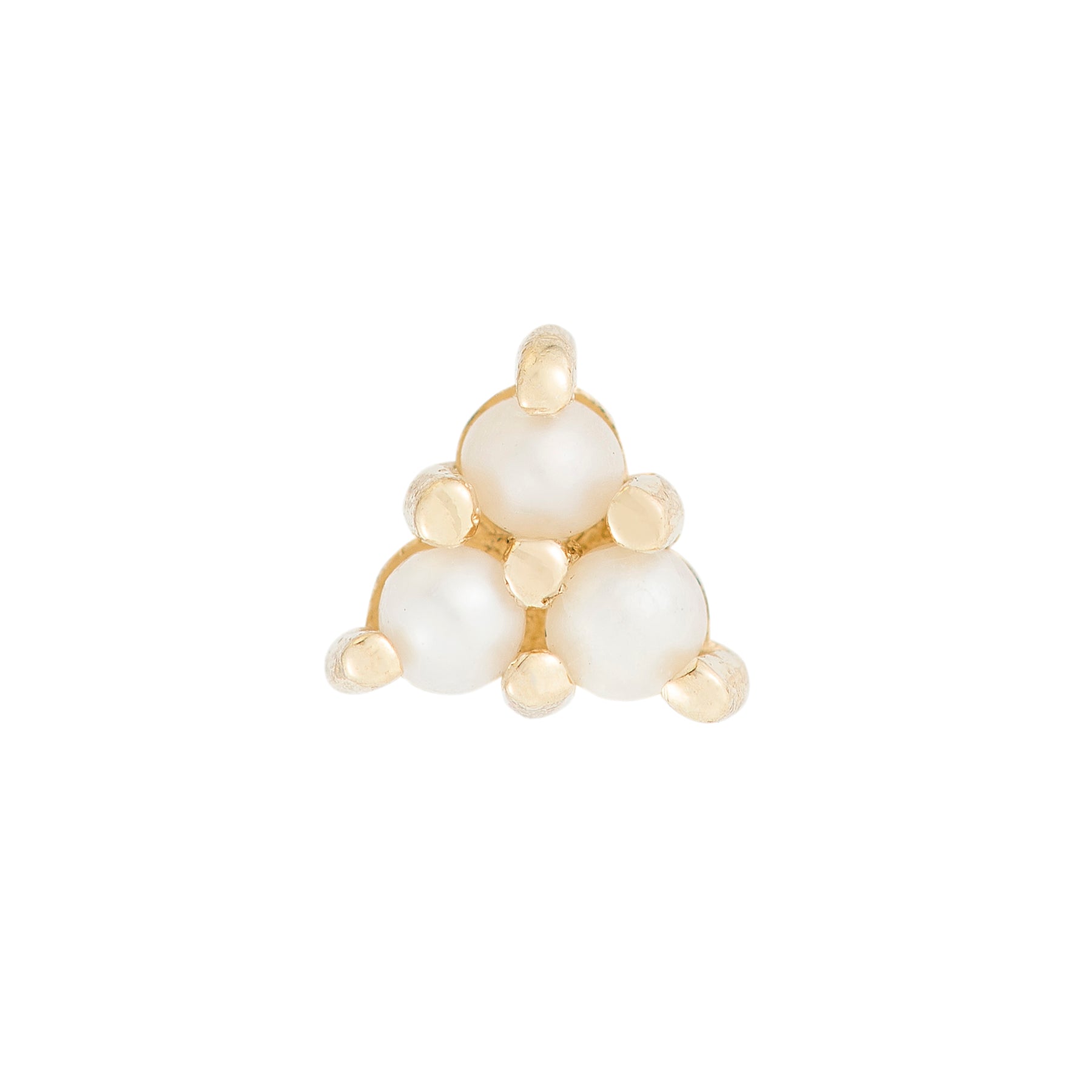 Pearl Cluster Stud (Single)