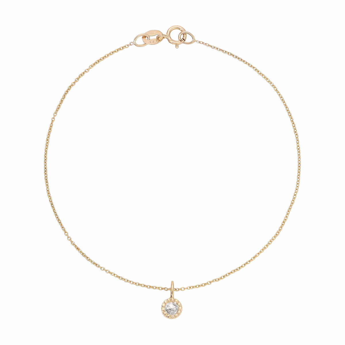Rose Cut Diamond Mazurka Bracelet