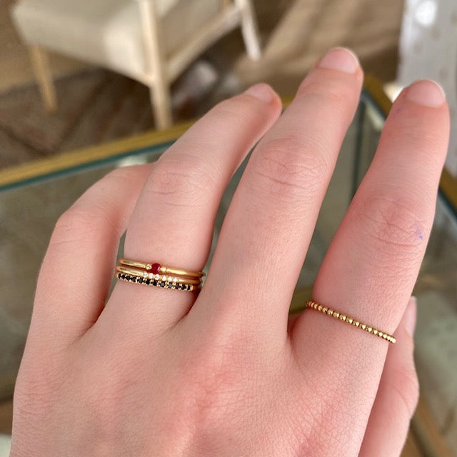 Ruby Ball Ring