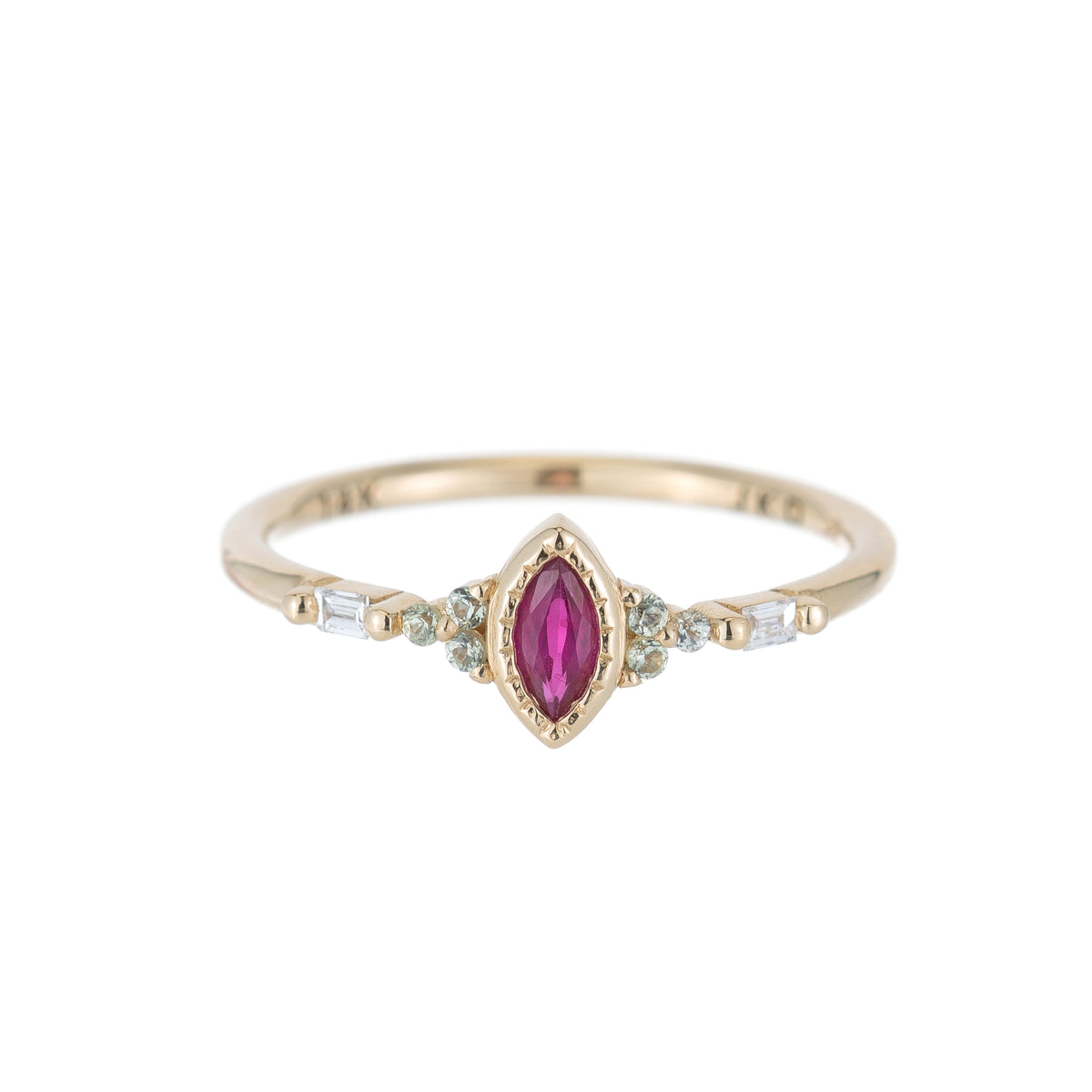 Ruby Marquise Poeme Ring