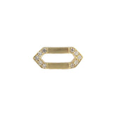 Stretched Hexagon Stud (Single)