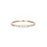 Three Diamond Equilibrium Ring