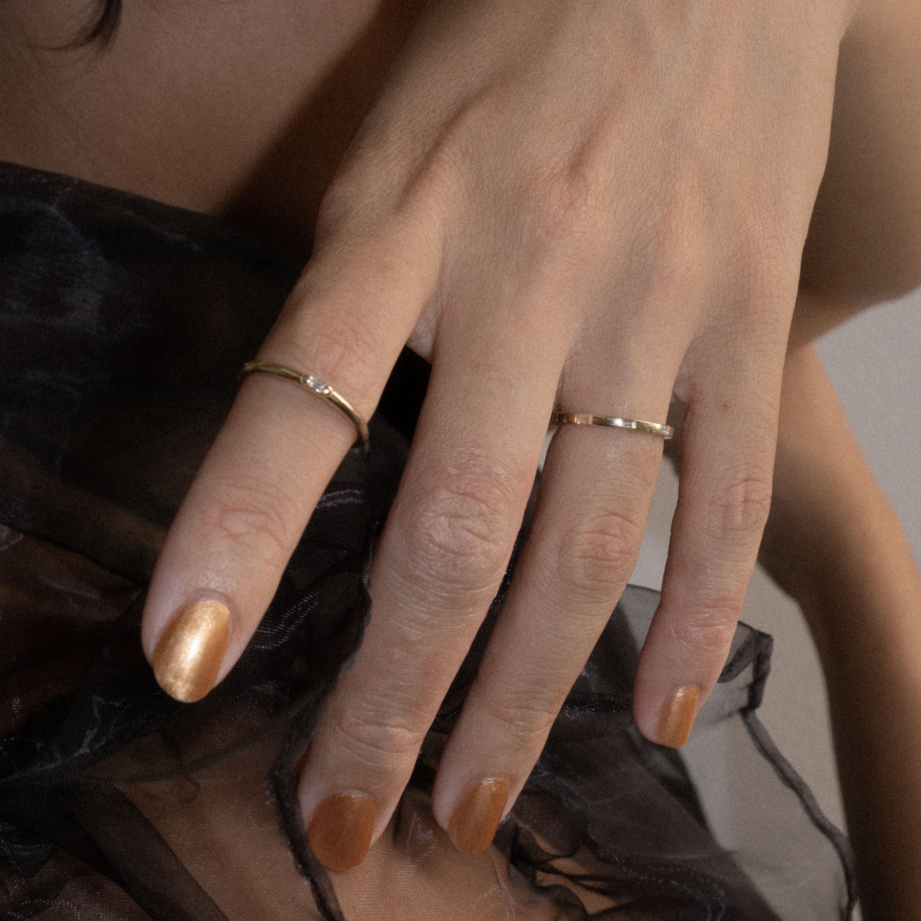 DIAMOND BAGUETTE ACCENT RING