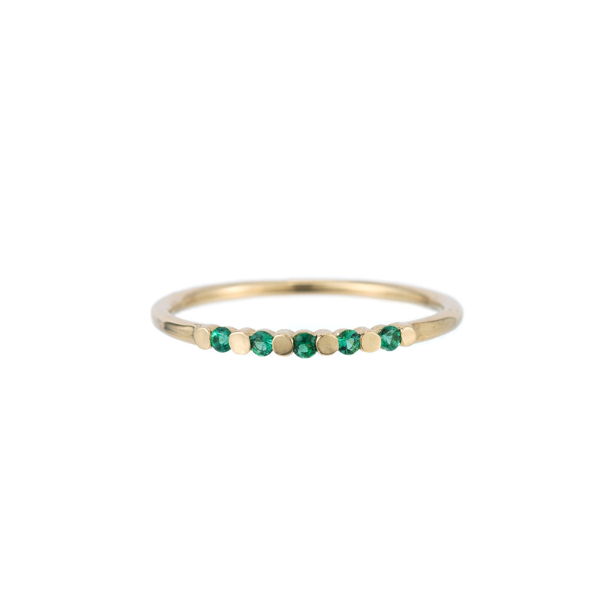 EMERALD PIZZICATO RING