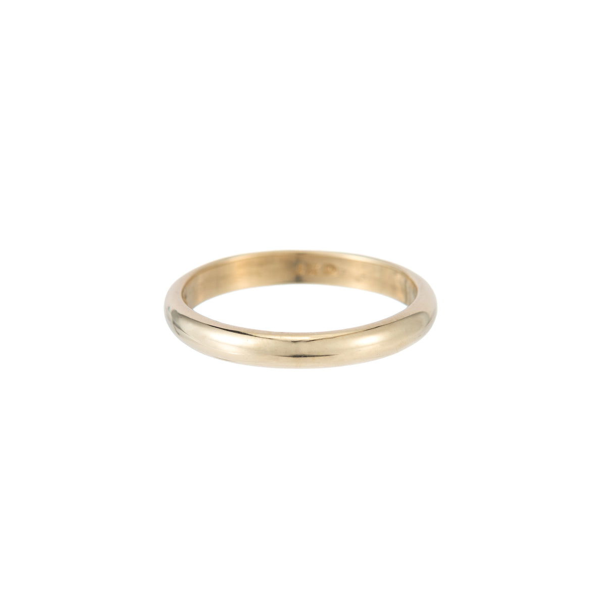 GOLD HALF ROUND BAND