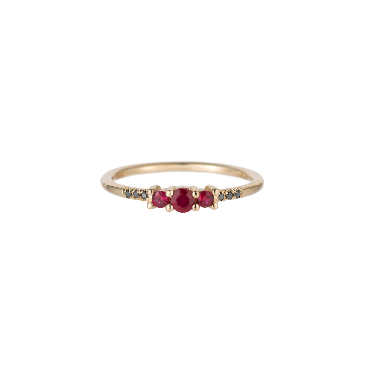 RUBY TRIO EQUILIBRIUM RING