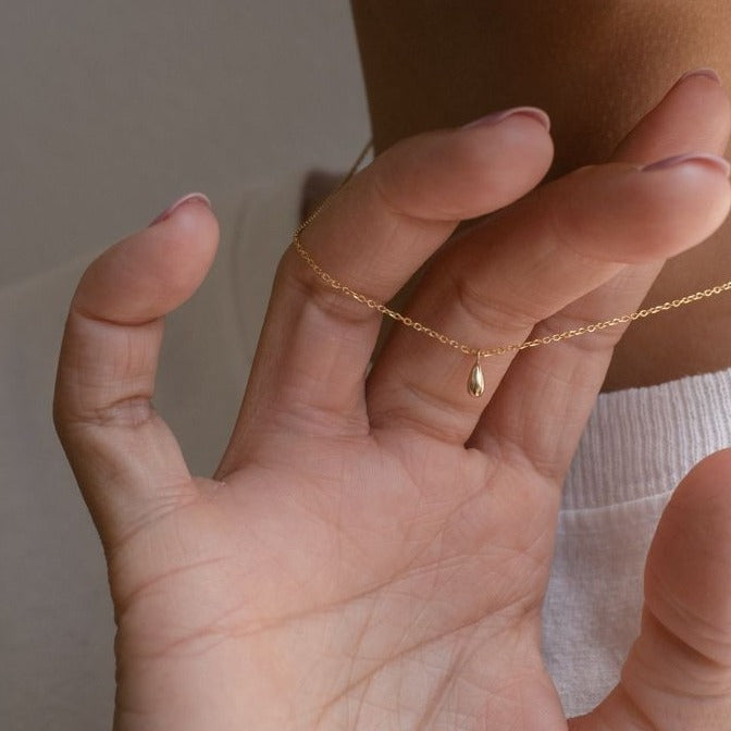 Golden Drop Necklace