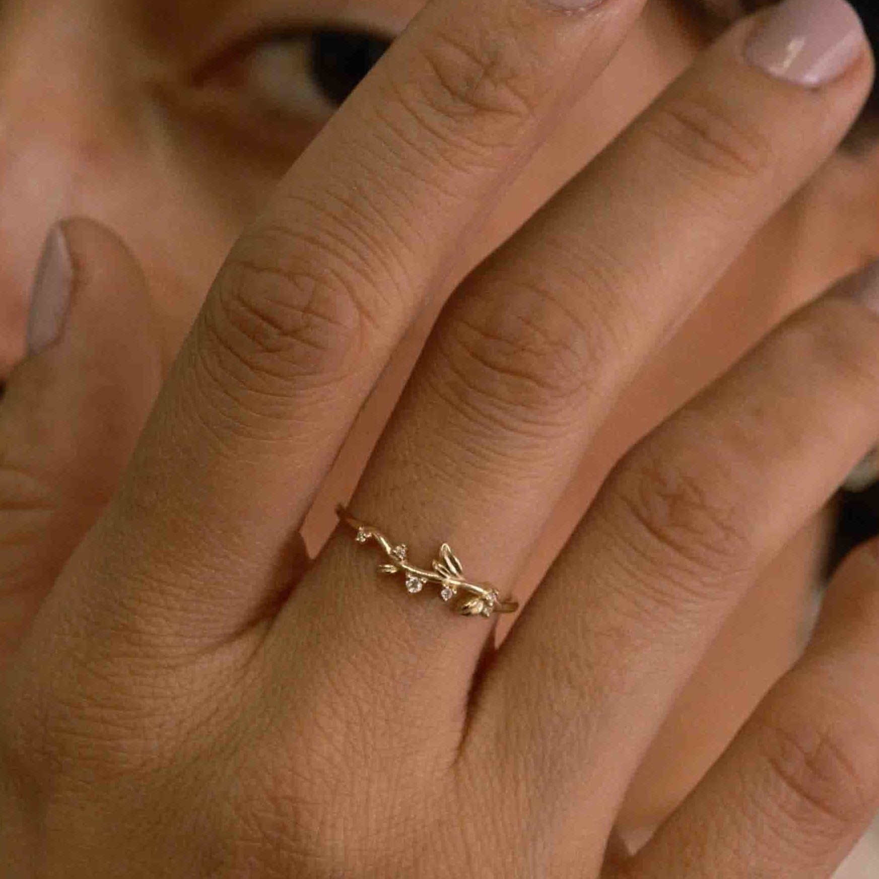 Diamond Vine Ring